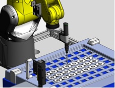 ネジ締め付けロボット自動機