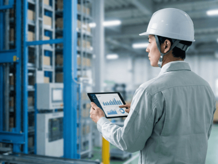 自動倉庫の様子