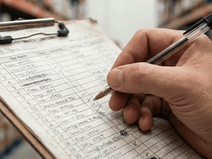 手書き 在庫管理